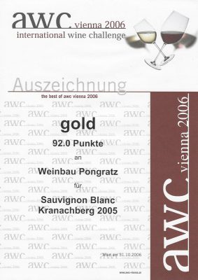 Urkunde AWC Gold 2006